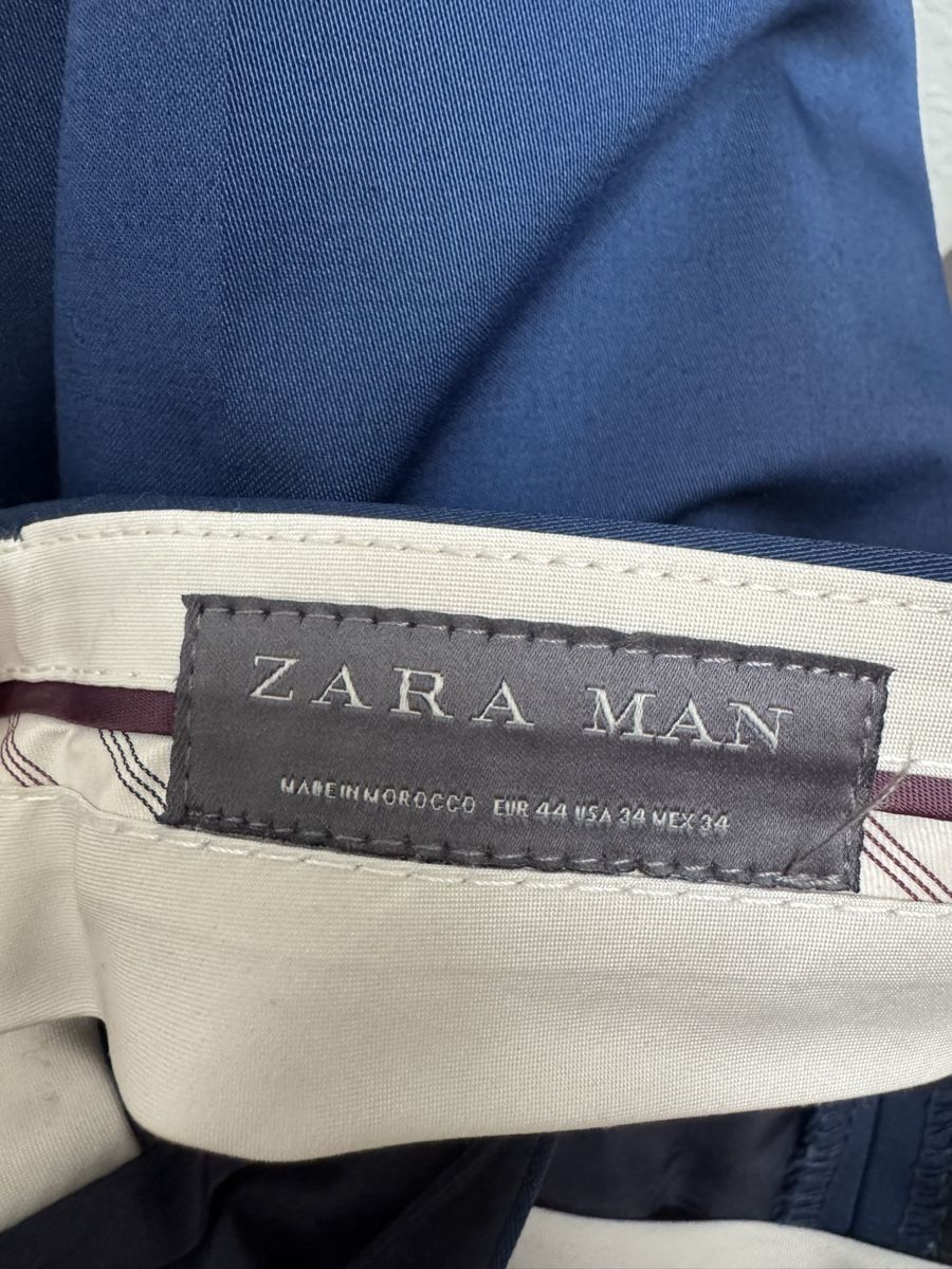Zara Completi: Zara Man Blue Suit Jacket & Trousers Set – Usato da Thalwil venduto da baz_vbc9 3