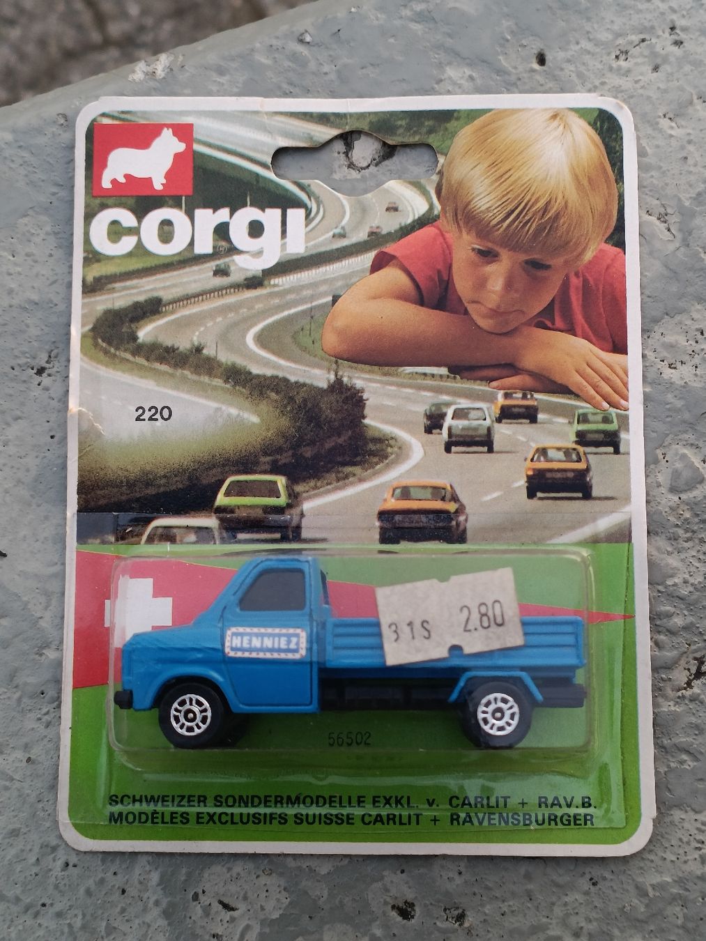 Corgi Toys Modellini d'auto: Modellauto Corgi / Ford Transit - Henniez Schweizer Edition – Nuovo (secondo la descrizione) da Brugg AG venduto da Ente015