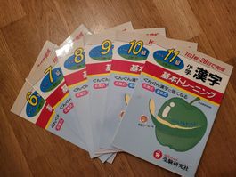 Japanisch Kanji Training, Level 6-11, Neue Komplettset!