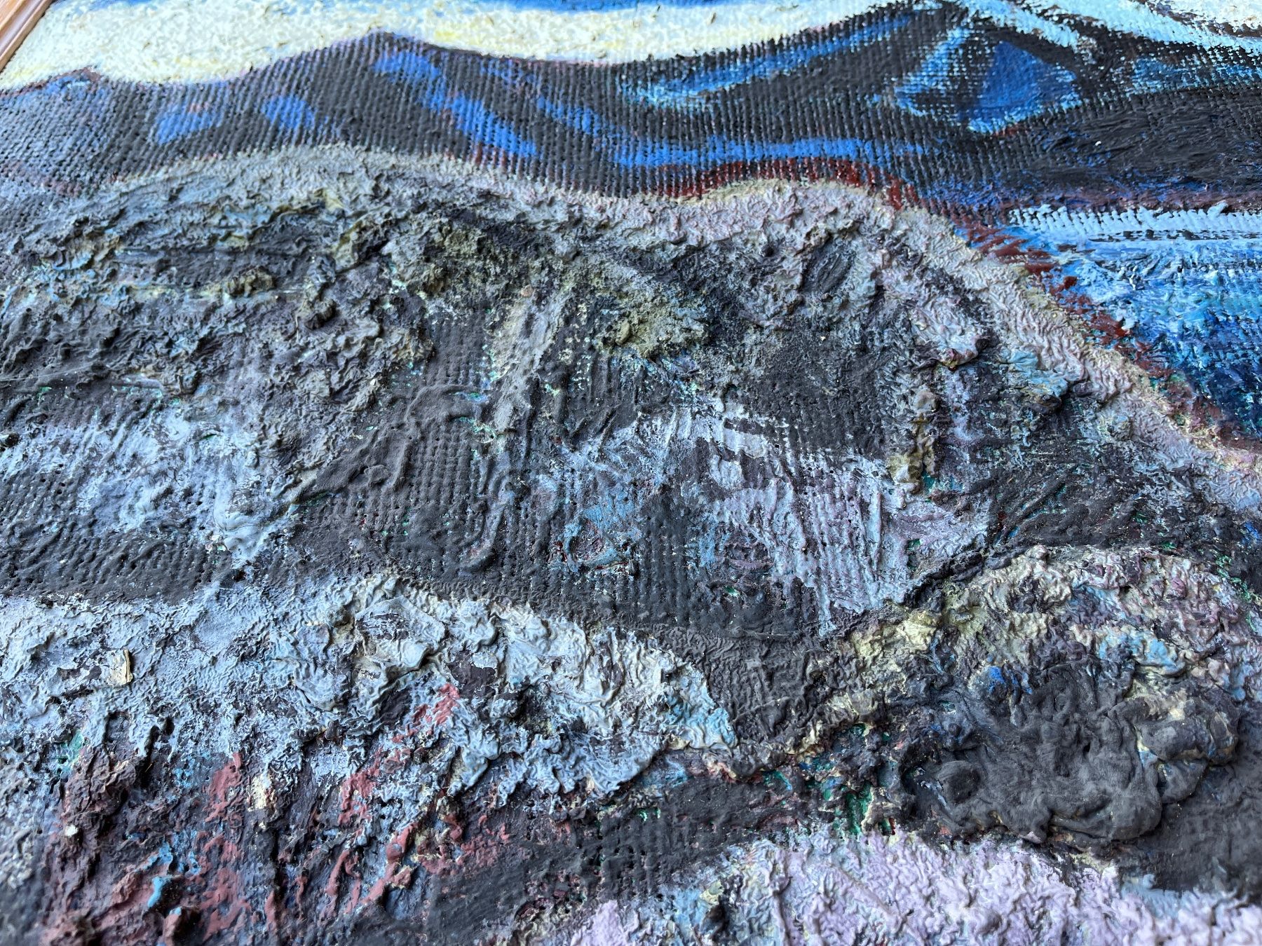 Dipinti: Gemälde / Urlandschaft von ADOLF MATHYS      (ID L178) – Usato da Gelterfingen venduto da art-and-more 5