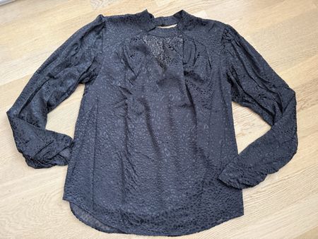 Bluse Scotch & Soda mit Leomuster dunkelblau 