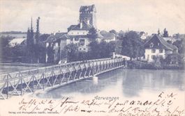 Aarwangen BE // 1903 Brücke Aare // Aarwangen im Oberaargau