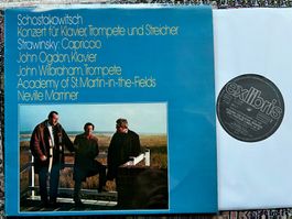 Schostakowitsch Strawinsky Marriner Konzert für Klavier LP🛀