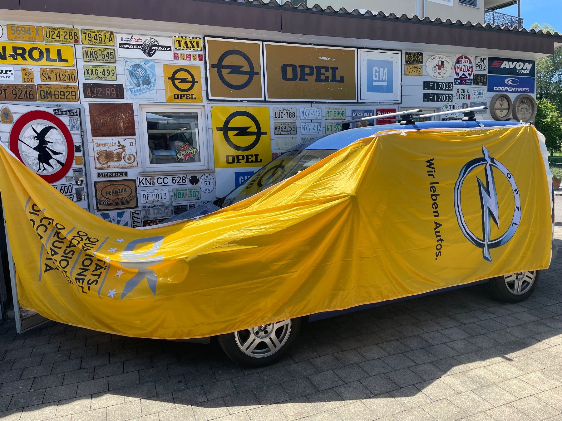Fahnen: OPEL Fahne  -  Original – Neu (gemäss Beschreibung) aus Menziken von Hotdevil1 1