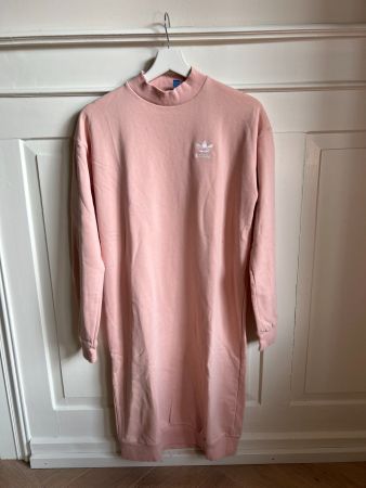 Adidas Baby Pink Sweatshirt Dress, Size 36