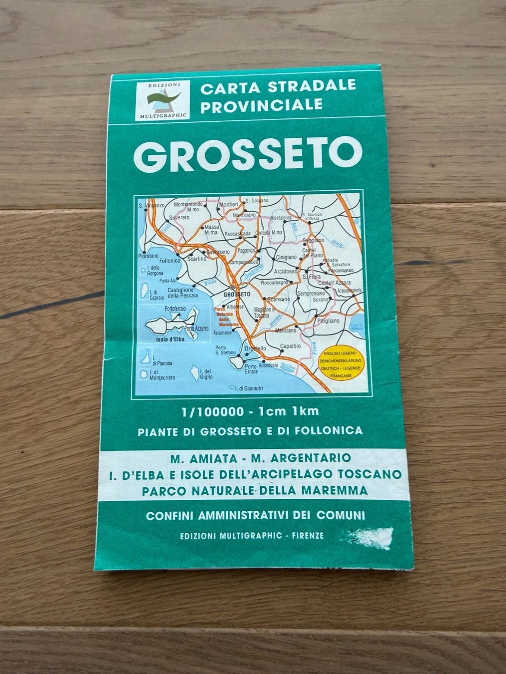 Landkarten & Atlanten: Landkarte Grosseto Toscana – Gebraucht aus Rothenburg von Patri00