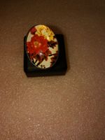 ring edelsthal,,mit rot blumen,,glanzig