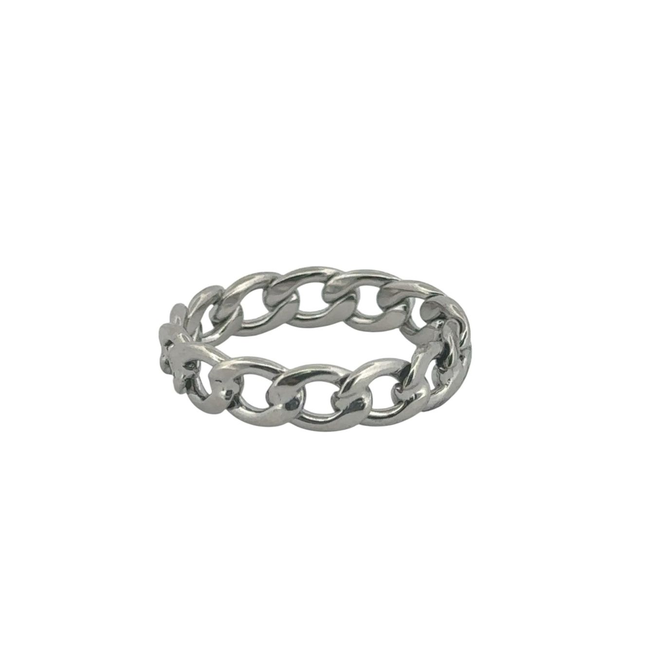 Olga Ribler Anelli: Edelstahl Ketten Ring Ringgrösse 52 – Nuovo (secondo la descrizione) da Luzern venduto da Schmuckoutlet 1