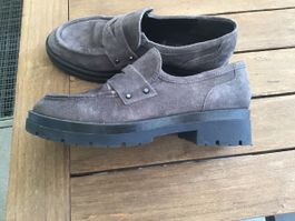 Aktuelle Loafers 5th Avenue grau Damen Grösse 39 Leder 