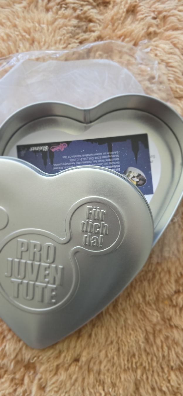 Zuccheriere: Pro Juventute Dose Herzform silber - Special Edition – Nuovo e nell'imballaggio originale da Bonstetten venduto da Marceline3025