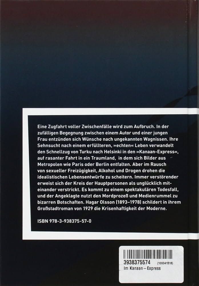 Libri: Buch Im Kanaanexpress Hagar Olsson – Nuovo e nell'imballaggio originale da Witterswil venduto da kru_llj8 1
