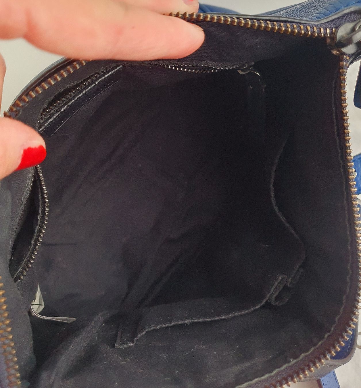 Marc Jacobs Borse da donna: Marc Jacobs Henkel/Umhängetasche Medium Soft Leder Blau – Usato da Niederteufen venduto da Mira_72 8