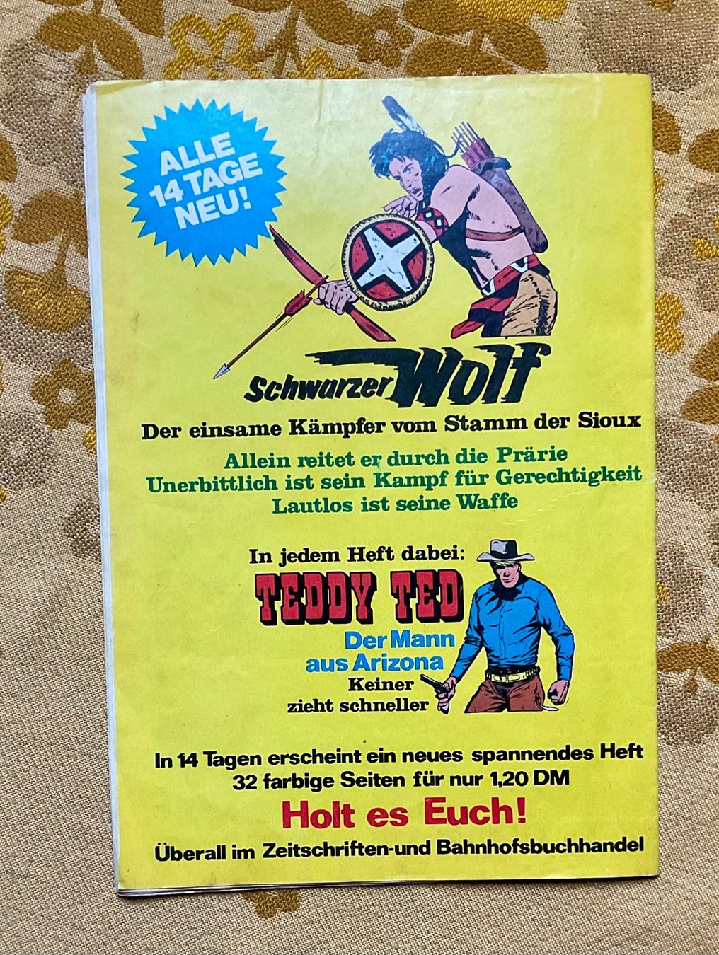 Fumetti: Schwarzer Wolf Heft Nr 1 von 1975 – Usato da Endingen venduto da nathan05 9