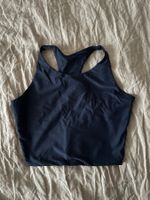 Mandala Yoga Wear Crop Top, Navy Blau, Gr. S