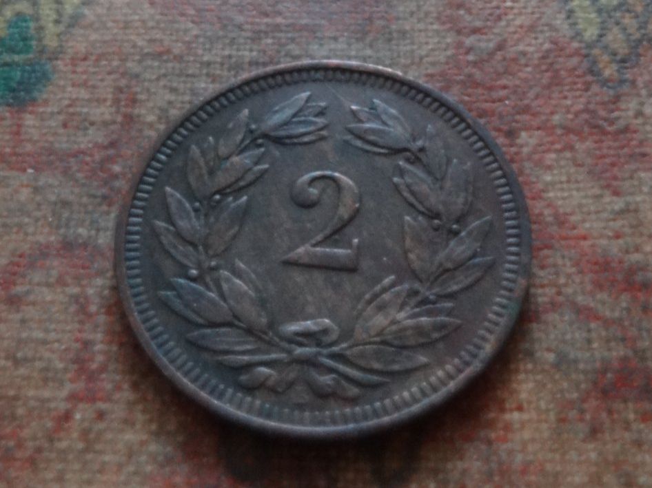 Tutti le monete: 2 Rp. 1898  (D) – Usato da Romanel-sur-Lausanne venduto da Swift13 1
