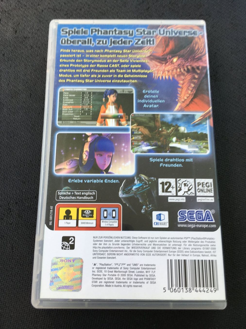 Sony Giochi: Phantasy Star Portable - PSP – Usato da St.Gallen venduto da sjosjo 1
