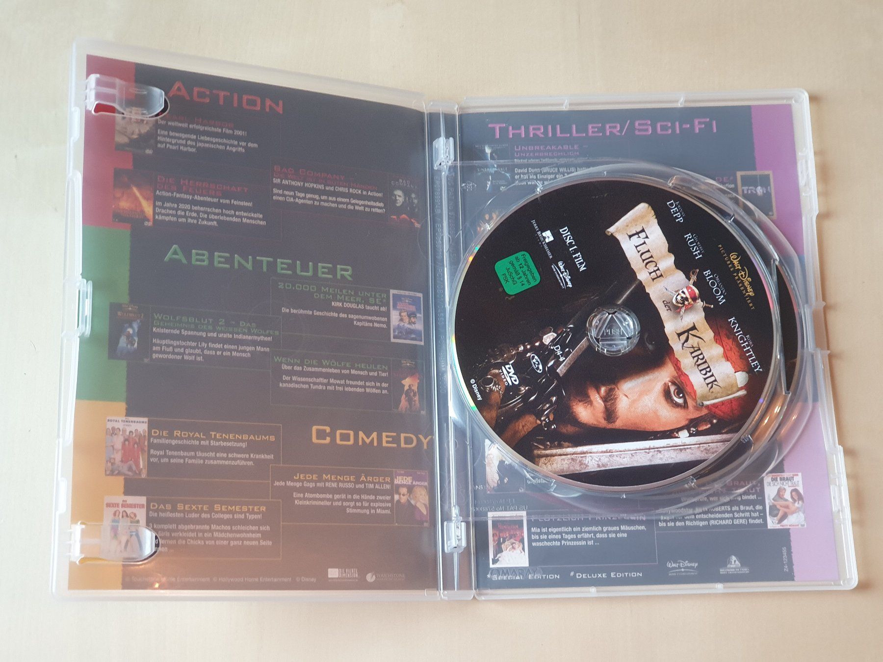 Tutti i DVDs: Fluch der Karibik (2 DVDs) – Usato da Stansstad venduto da collectorsshop 2