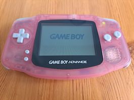 Nintendo Game Boy Advance Rose Transparente