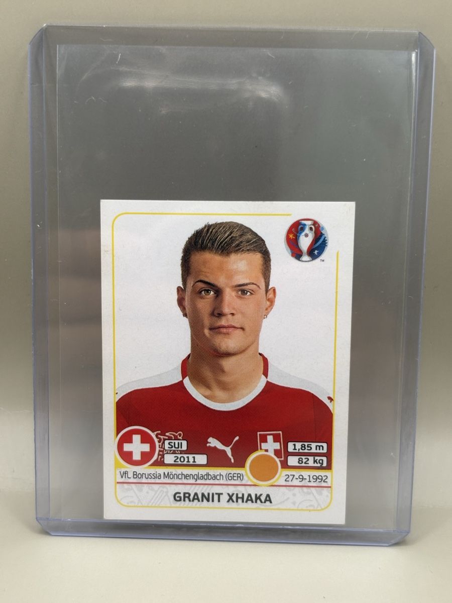 Panini Sammelbilder & Trading cards: Granit Xhaka Euro 2016 - Panini Sticker – Gebraucht aus Oberbuchsiten von Bananefrappe93