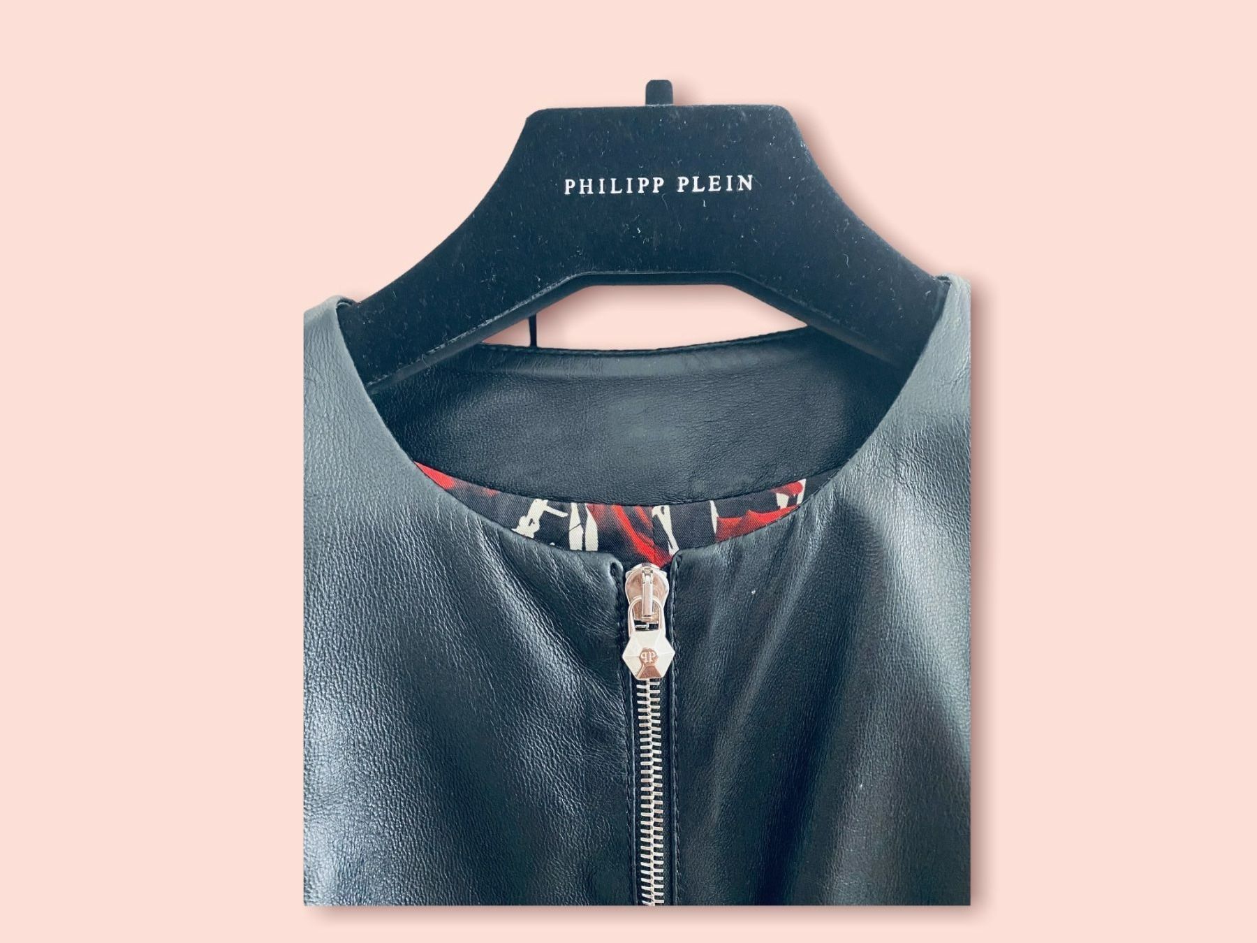 Philipp Plein Vestes: Philipp Plein Leather Jacket - S – D'occasion à Ponte Tresa par La_Vie_En_Rose 5