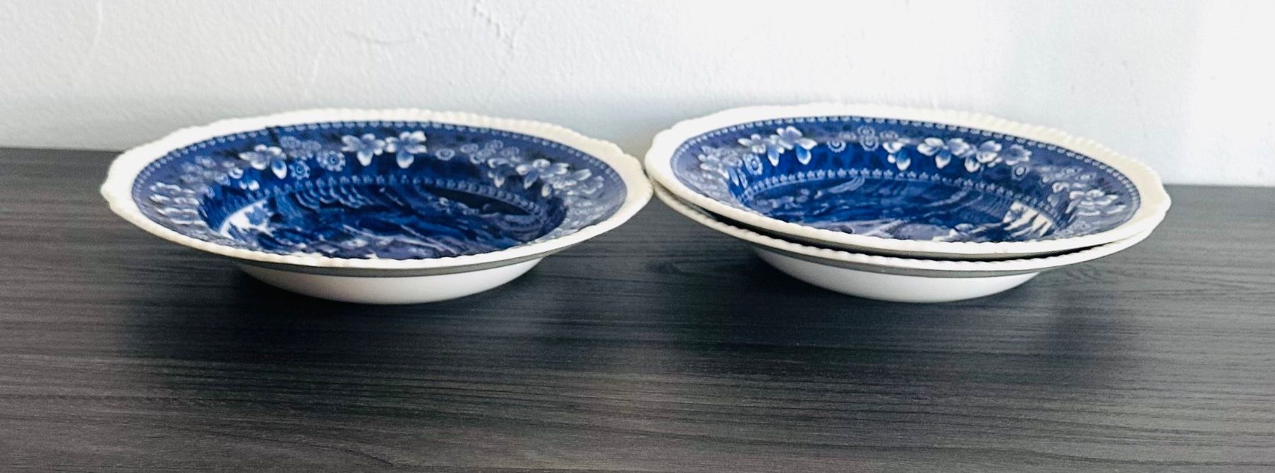 Piatti: 3 Suppenteller 25cm - Copeland Spode - Blue Tower – Usato da Zürich venduto da brazerola 4