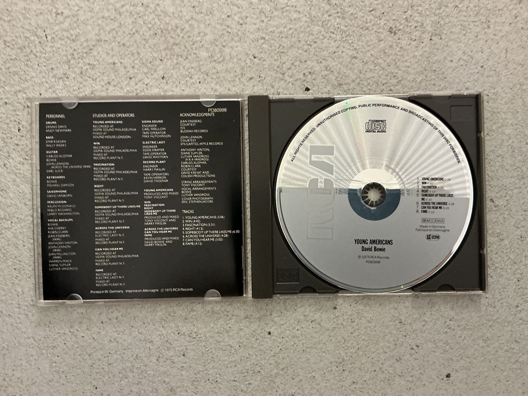 CD: David Bowie - Young Americans CD – Usato da Winterthur venduto da Tumko_7_Vinyl 1