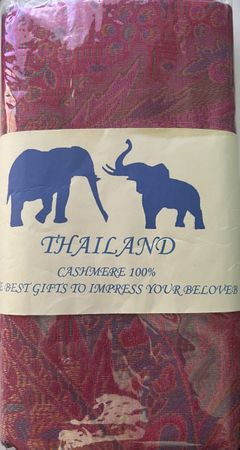 Schal pink Thailand neu und ungetragen