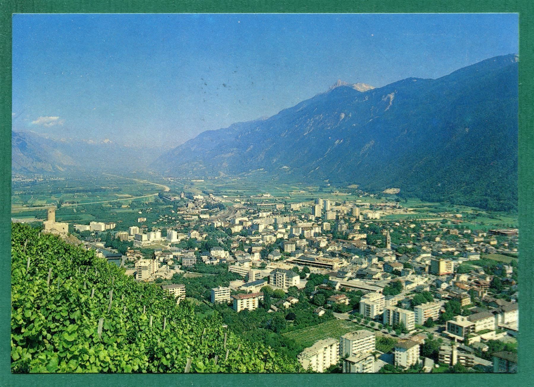 Cartoline postali: Martigny, 1983, gelaufen, Grossformat – Usato da Sargans venduto da Hausi1951