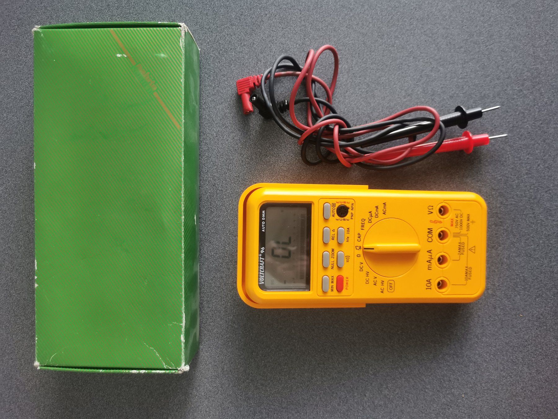 Voltcraft Misurare: Digitaler Multimeter, VOLTCRAFT 96 AUTO DMM – Usato da Bischofszell venduto da worldoftoday 1