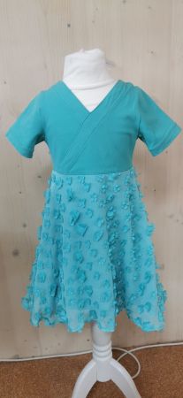 Handmade Drehröckli mit Designer Blumenstoff Grösse 104