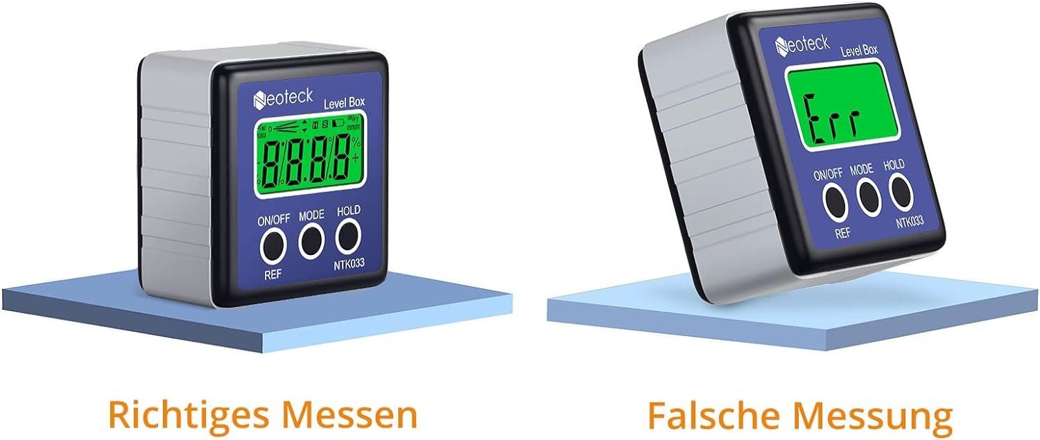 Misurare: Digital LCD Neigungsmesser (Inklinometer) – Nuovo e nell'imballaggio originale da Châtelaine venduto da topshop.switzerland 4
