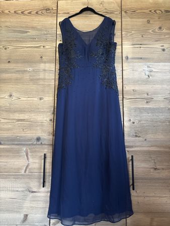 Elegantes Vera Mont Abendkleid, Grösse 40, Dunkelblau! Nur e
