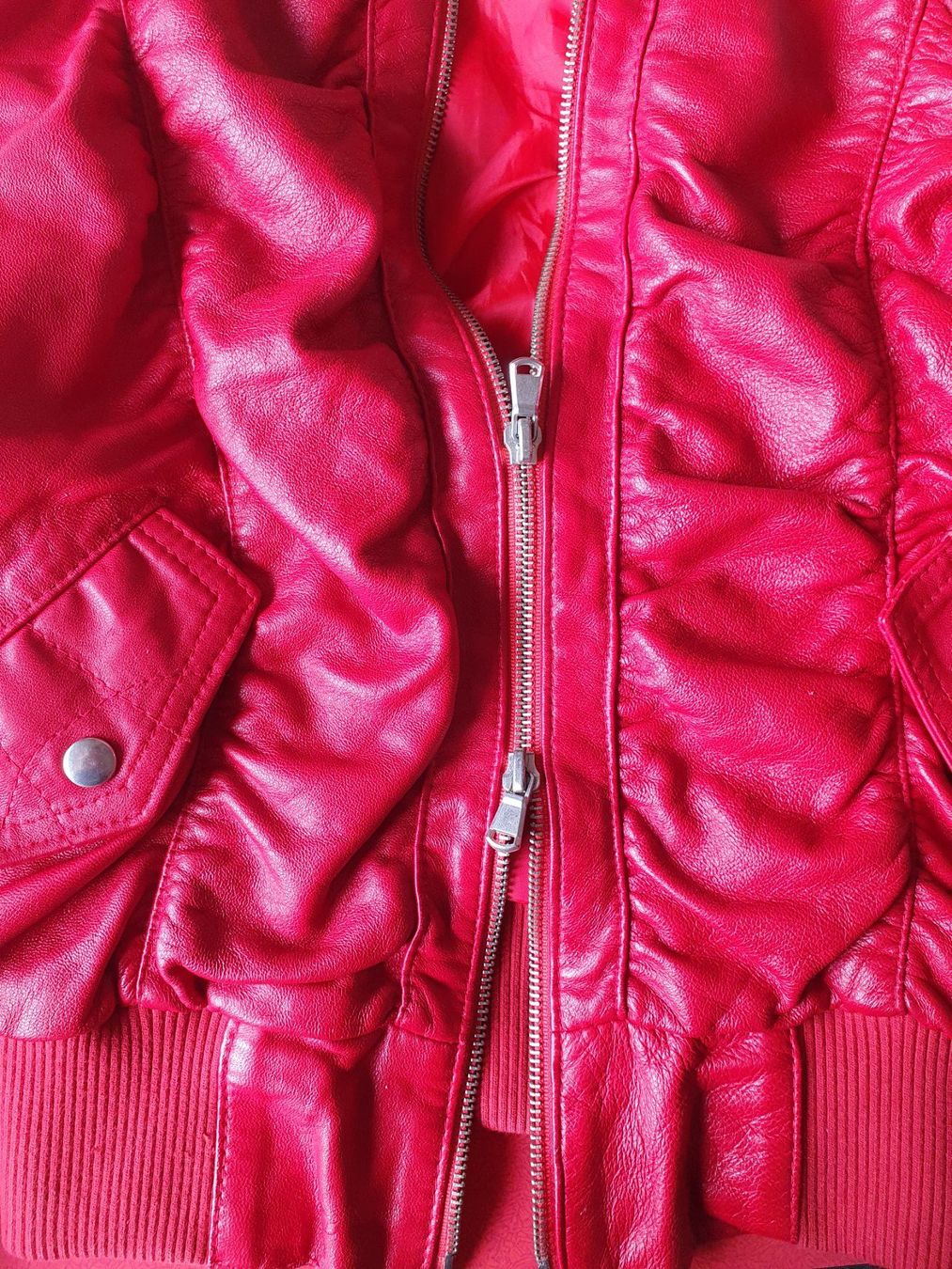 Jacken: Rote Lederjacke, echt Leder – Gebraucht aus Bern von Helays 4
