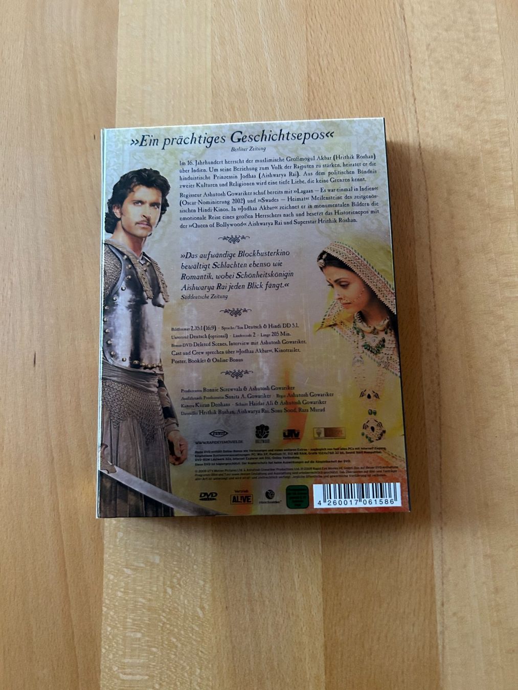 Tutti i DVDs: Bollywood: Jodhaa Akbar (2008) – Usato da Bubikon venduto da cinerama01 1