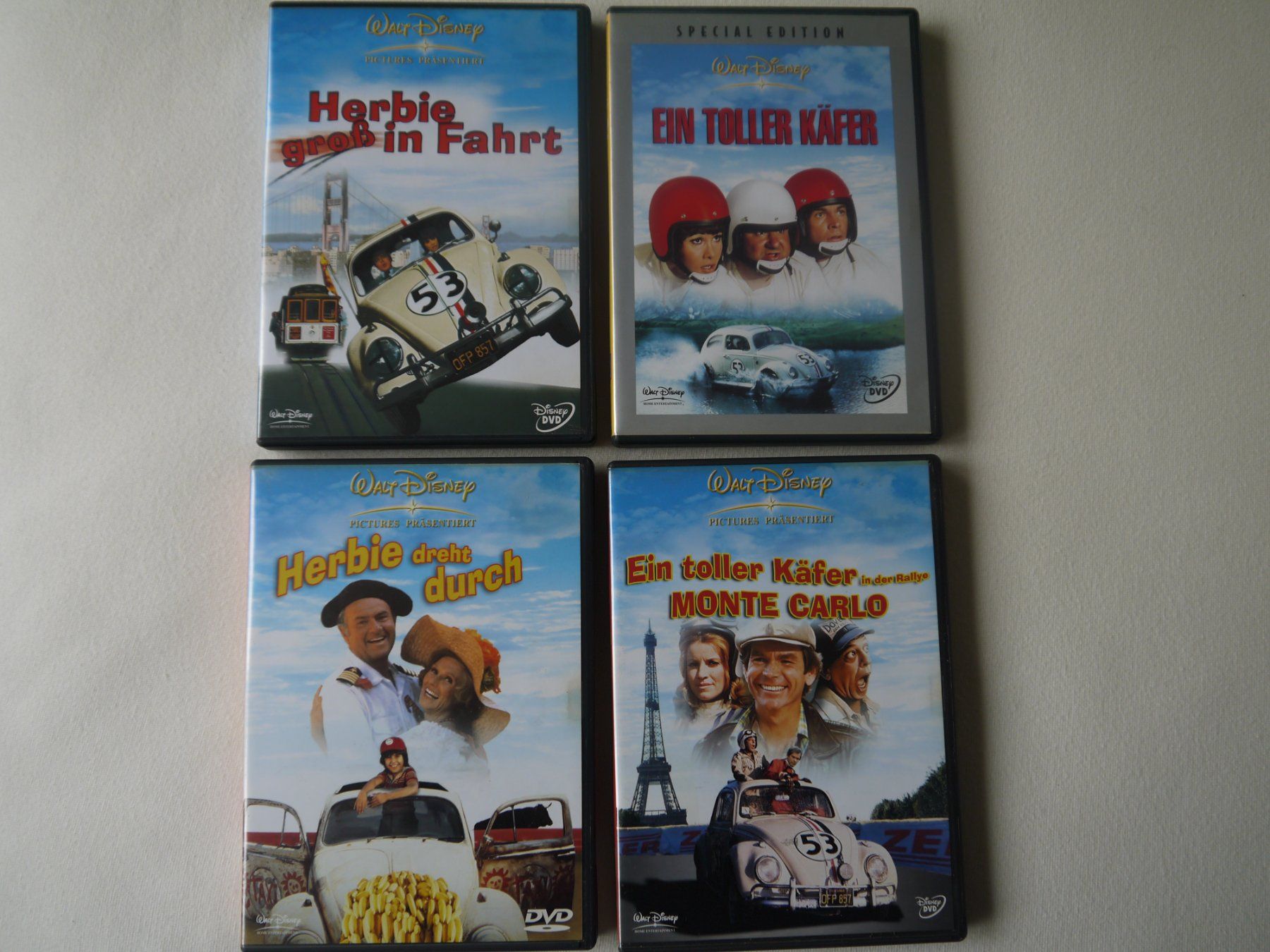 Alle DVDs: HERBIE-Collection 4 DVD-Disney selten – Gebraucht aus Hagendorn von