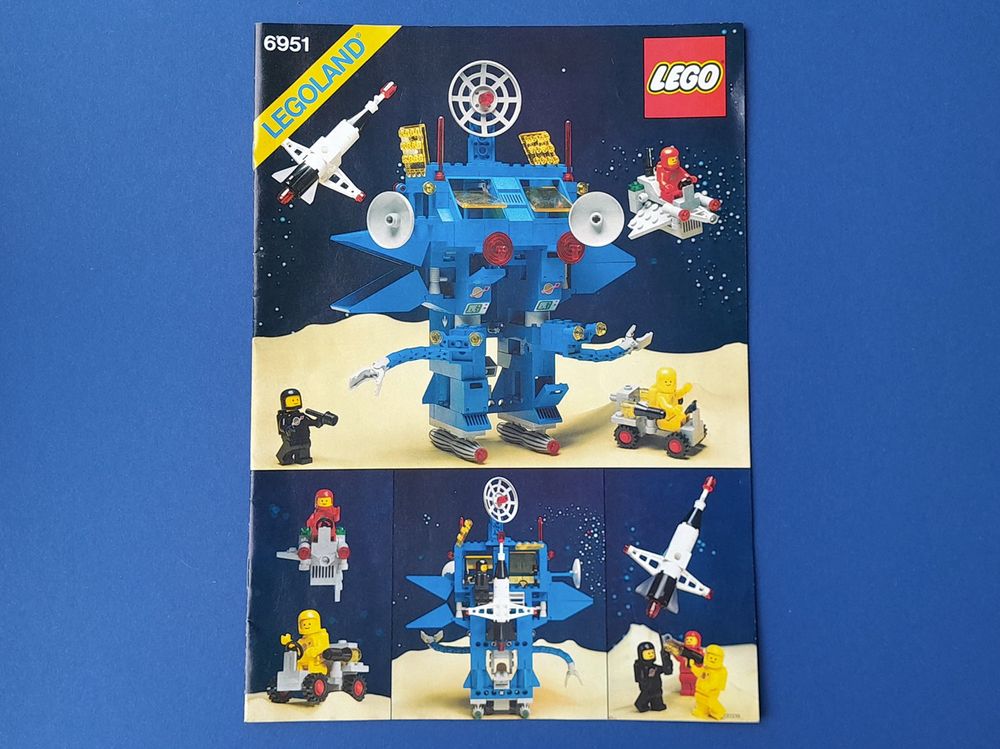 LEGO Bauanleitung 6951 Robot Command Center 1984 Space (Gebraucht) in ...