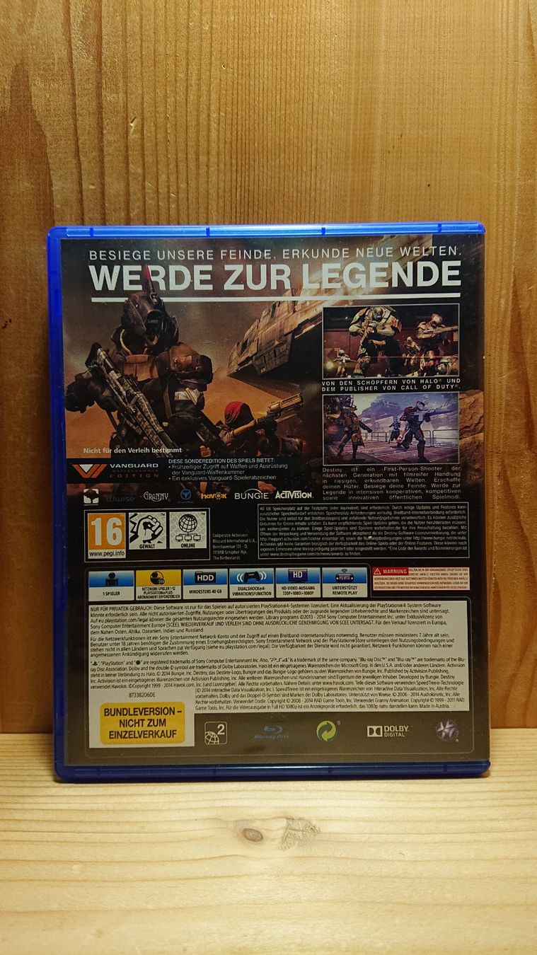 Sony Spiele: DESTINY PS4 Game – Gebraucht aus Wilderswil von Exebub 1