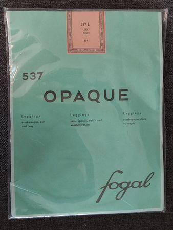 Leggings L  schwarz fogal neu