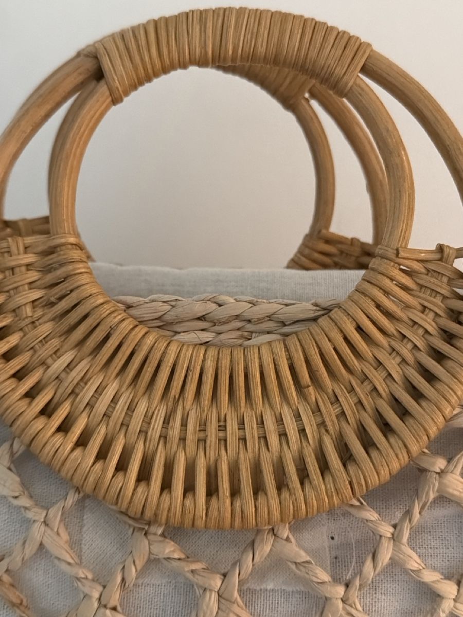 Taschen für Damen: Chic summer straw bag with round handle - Mexican Brand – Neu und originalverpackt aus Paradiso von Ixaya.studio 1