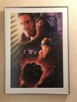 BLADE RUNNER : LITHO SUR PAPIER ENCADRE PAR JOHN ALVIN SIGNE