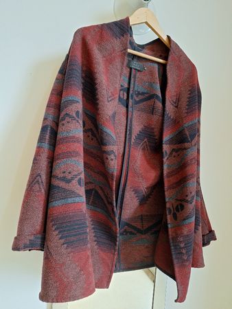 Übergangsmantel mit Muster, Grösse M, Top Zustand