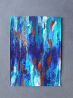 Abstraktes Bild auf Mixed Media Paper