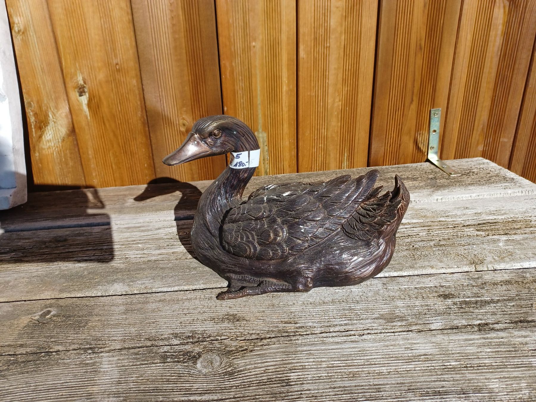 Statuette: Ente aus Bronze – Difettoso da Wangen a.Aare venduto da Schneckenparadies
