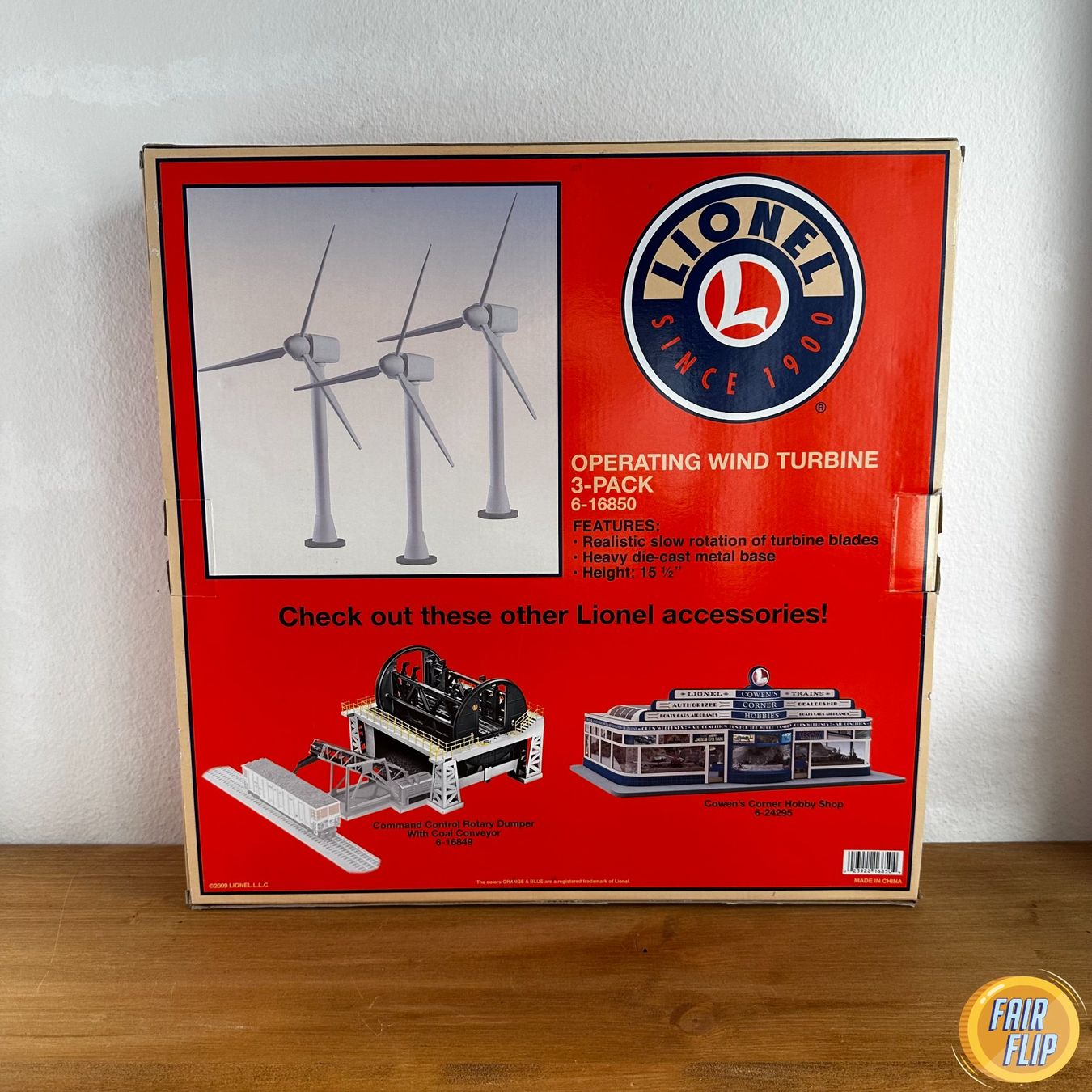 Lionel Modellini di ferrovie: 6-16850 Lionel Operating Wind Turbine 3-Pack – Nuovo e nell'imballaggio originale da Luzern venduto da fairflip 1
