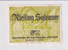 Etikette - Riesling Sylvaner (St. Gotthard) /bd
