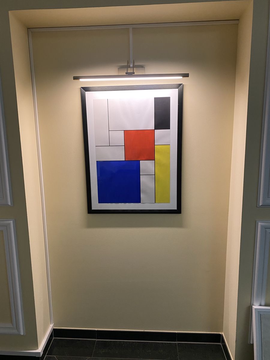 Gemälde: Original modernes Bild , gemalt nach Piet Mondrian – Gebraucht aus Buochs von Chreschte2 2