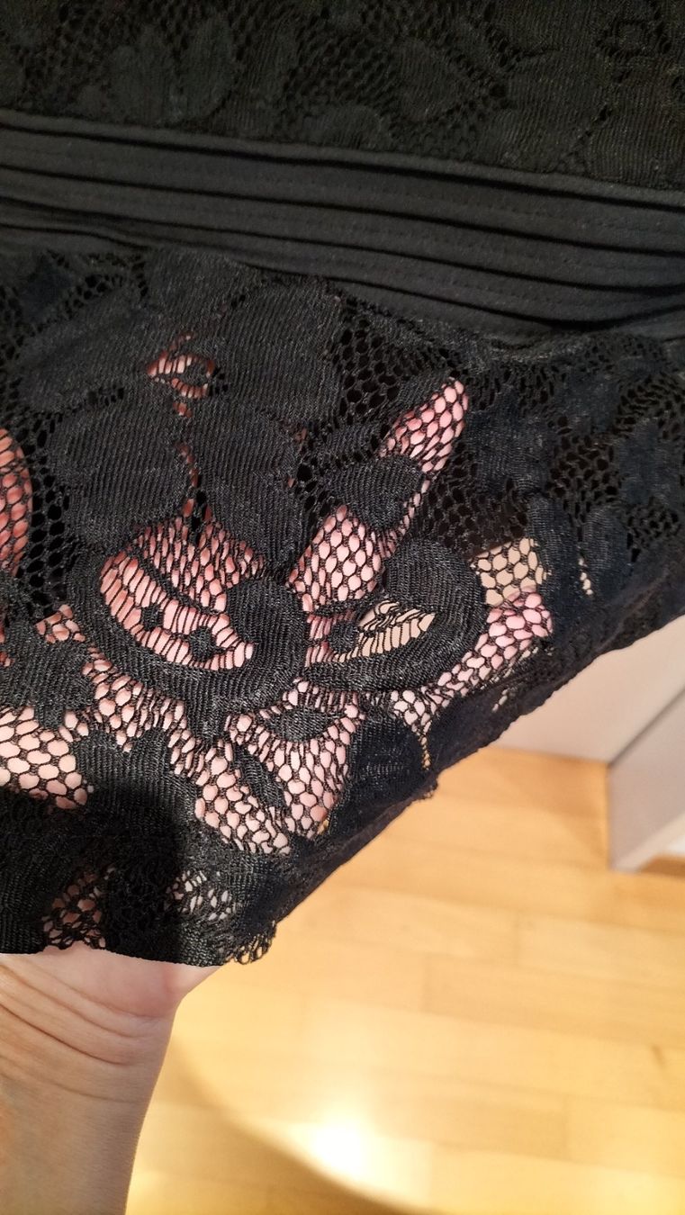 Kleider: Damen Kleid mit stretch Spitze, G.38-40 – Gebraucht aus Pfäffikon ZH von e13_x2n5 1