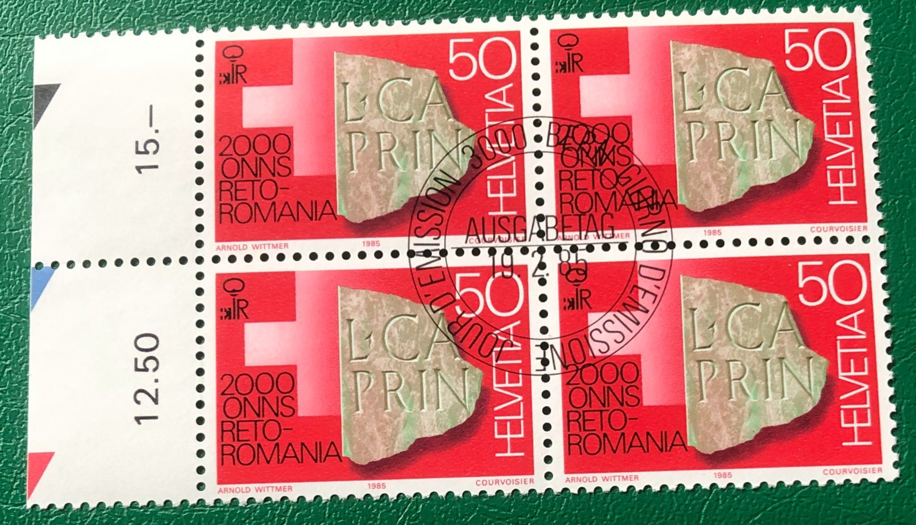 Tutti i francobolli: 4 er Block Nr. 712 mit Stempel Bern – Usato da Aarau venduto da Billa007
