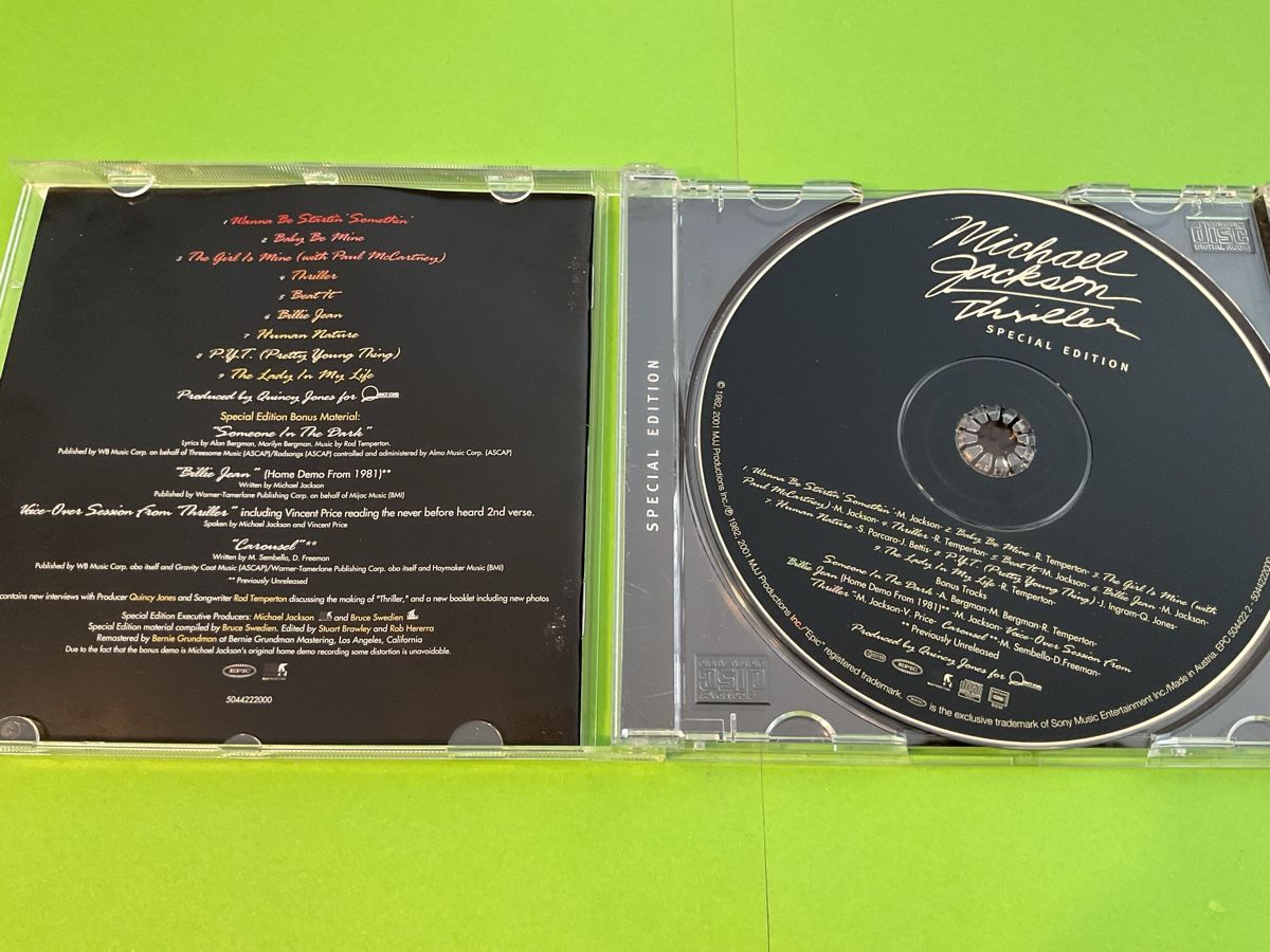 CD: Michael Jackson Thriller Special Edition CD – Usato da Steinach venduto da Quarkie 1