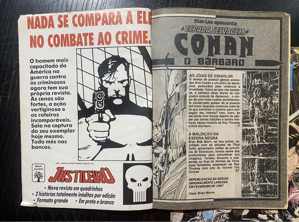 Fumetti: CONAN /2 Bände auf Portugiesisch / Farbig – Usato da Zuerich venduto da SonderArt-Wertgut 1